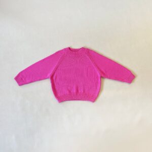 Ansel Cotton Knit Jumper - Bubblegum