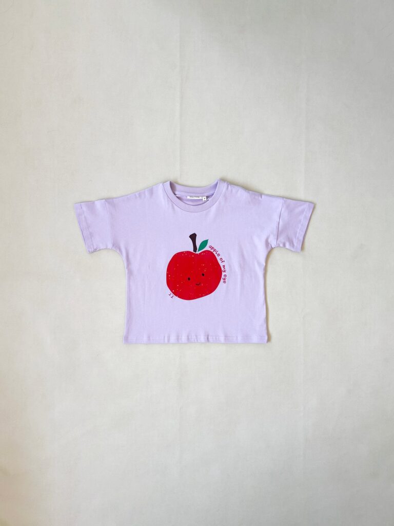 Apple Relaxed Tee - Lilac