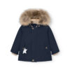 Mini A Ture - 2-piece Winter Coat Wally Fur + Walentex Dungarees