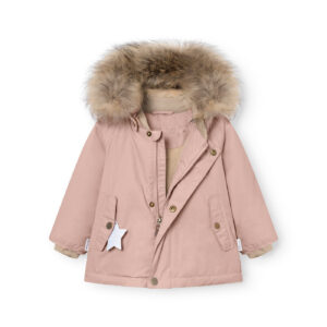 Mini A Ture - 2-piece Winter Coat Wally Fur + Walentex Dungarees