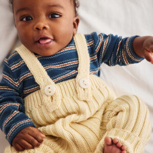 Misha & Puff Baby Rib Overall Leggings Shortbread Yellow