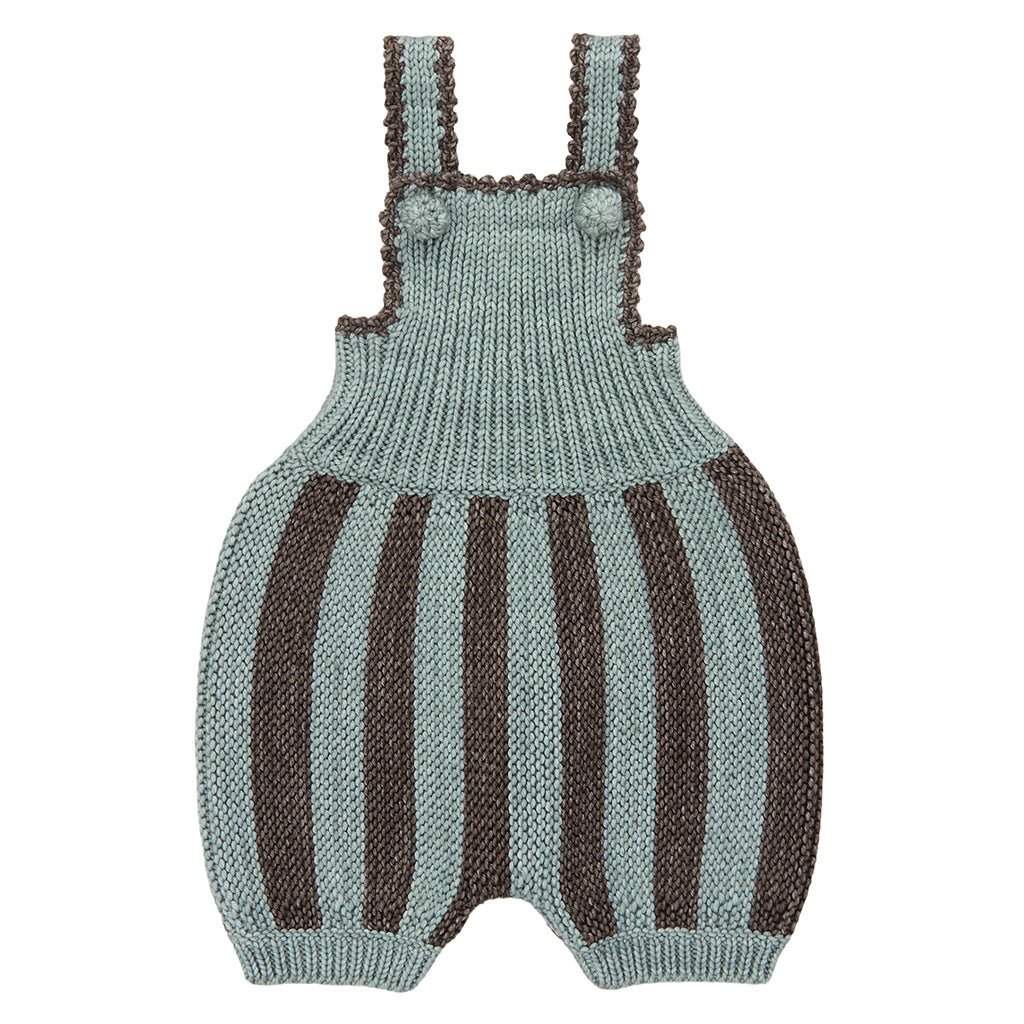 Baby Circus Stripe Romper Onsen Blue