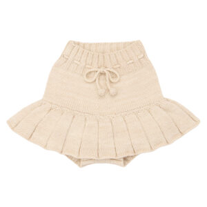Misha & Puff Child Skating Pond Skirt String Cream