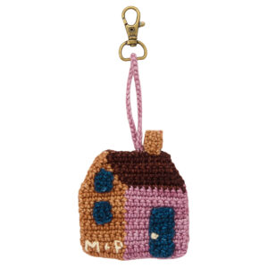 Misha & Puff Home Bag Charm Antique Rose Pink