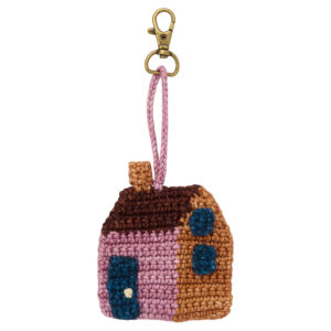 Misha & Puff Home Bag Charm Antique Rose Pink