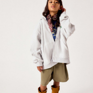 American Vintage - Baptown Long-sleeved hooded zip-up sweatshirt