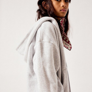 American Vintage - Baptown Long-sleeved hooded zip-up sweatshirt