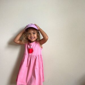 Apple Dress - Bubblegum
