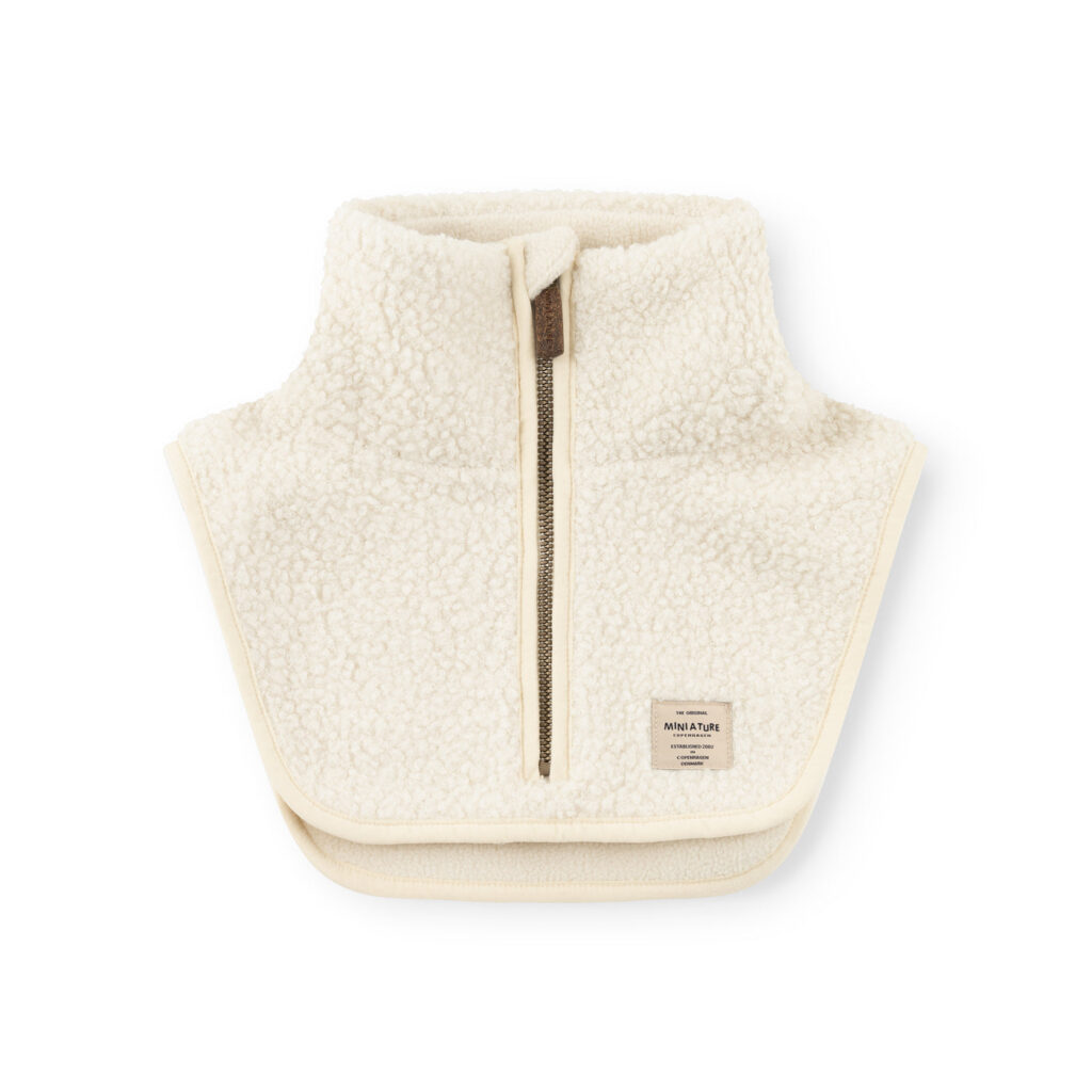Akton Fleece Zip Neck Warmer — Cream