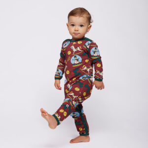 Christmas Decorations Long Sleeve Long Legged Suit