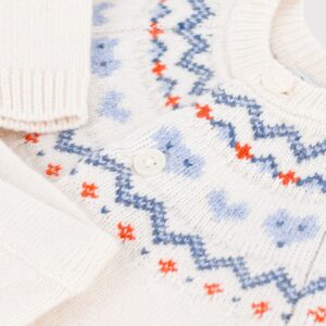 Petit Bateau - Baby's jacquard knit set