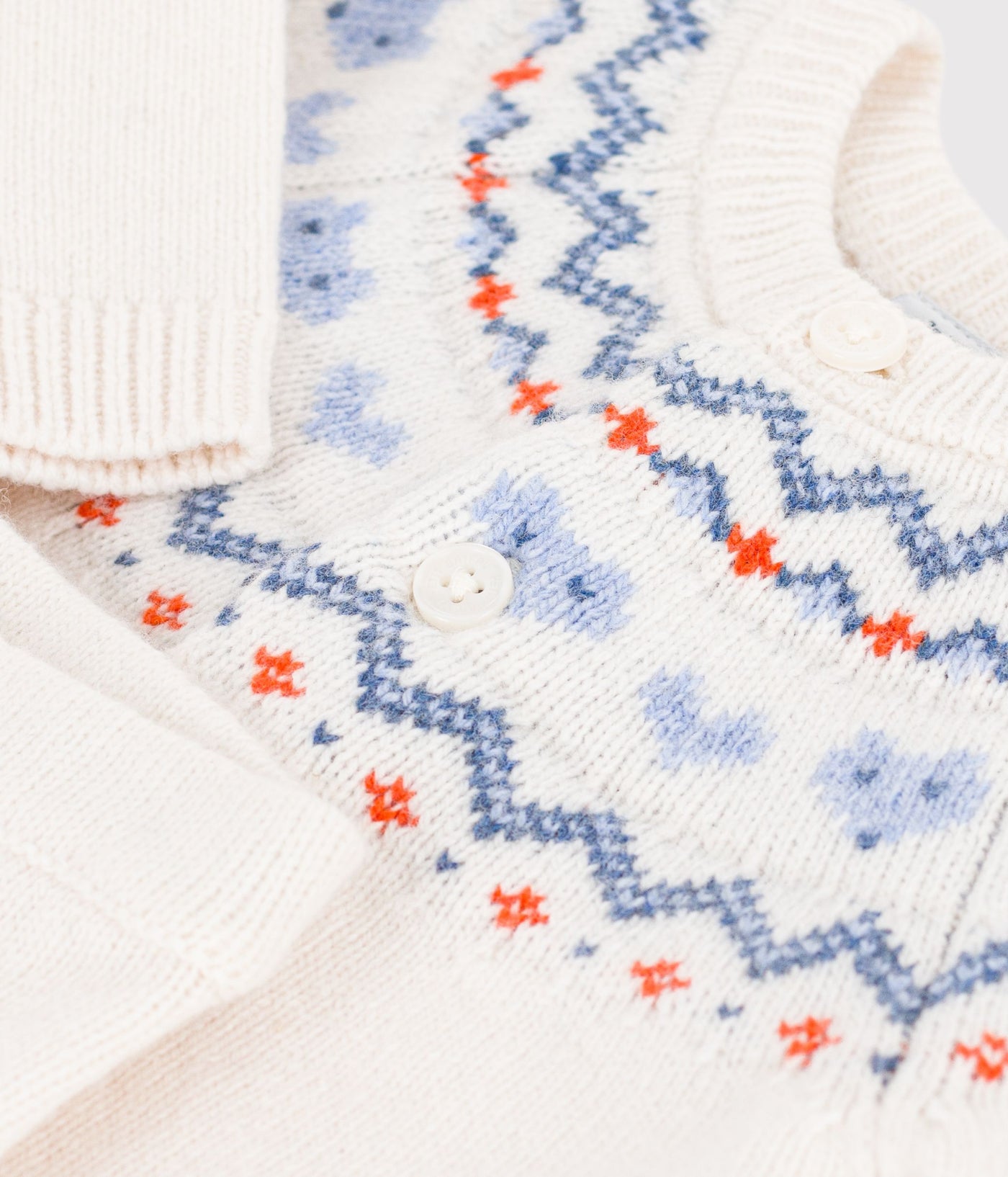 Petit Bateau - Baby's jacquard knit set