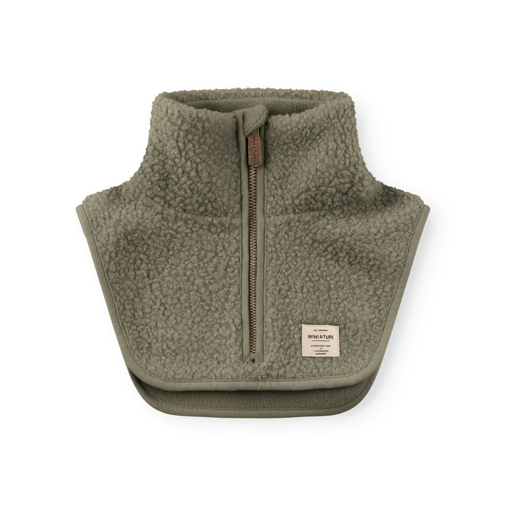 Akton Fleece Zip Neck Warmer — Green