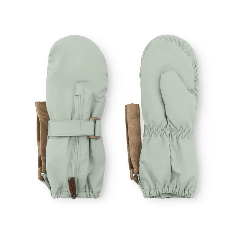 Cesar Fleece Lined Mittens — Green