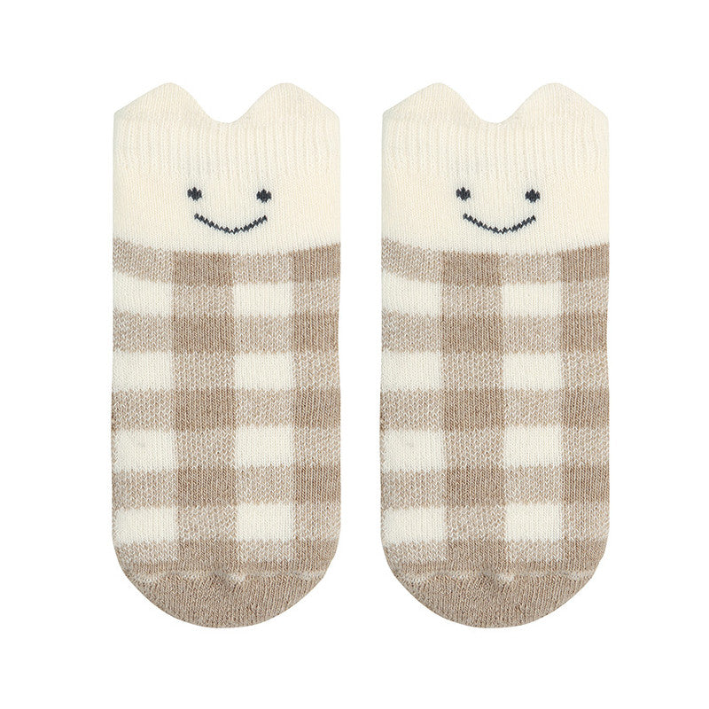 short 3D bear head socks