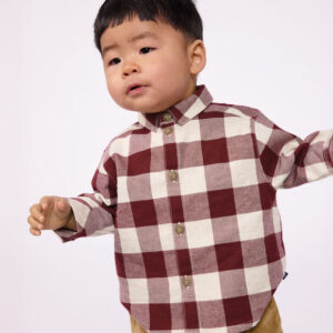 Petit Bateau - Baby's checked flannel shirt