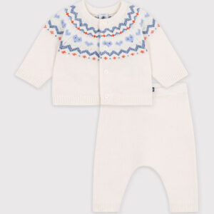 Petit Bateau - Baby's jacquard knit set
