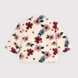 Petit Bateau - Baby's padded sherpa floral print coat