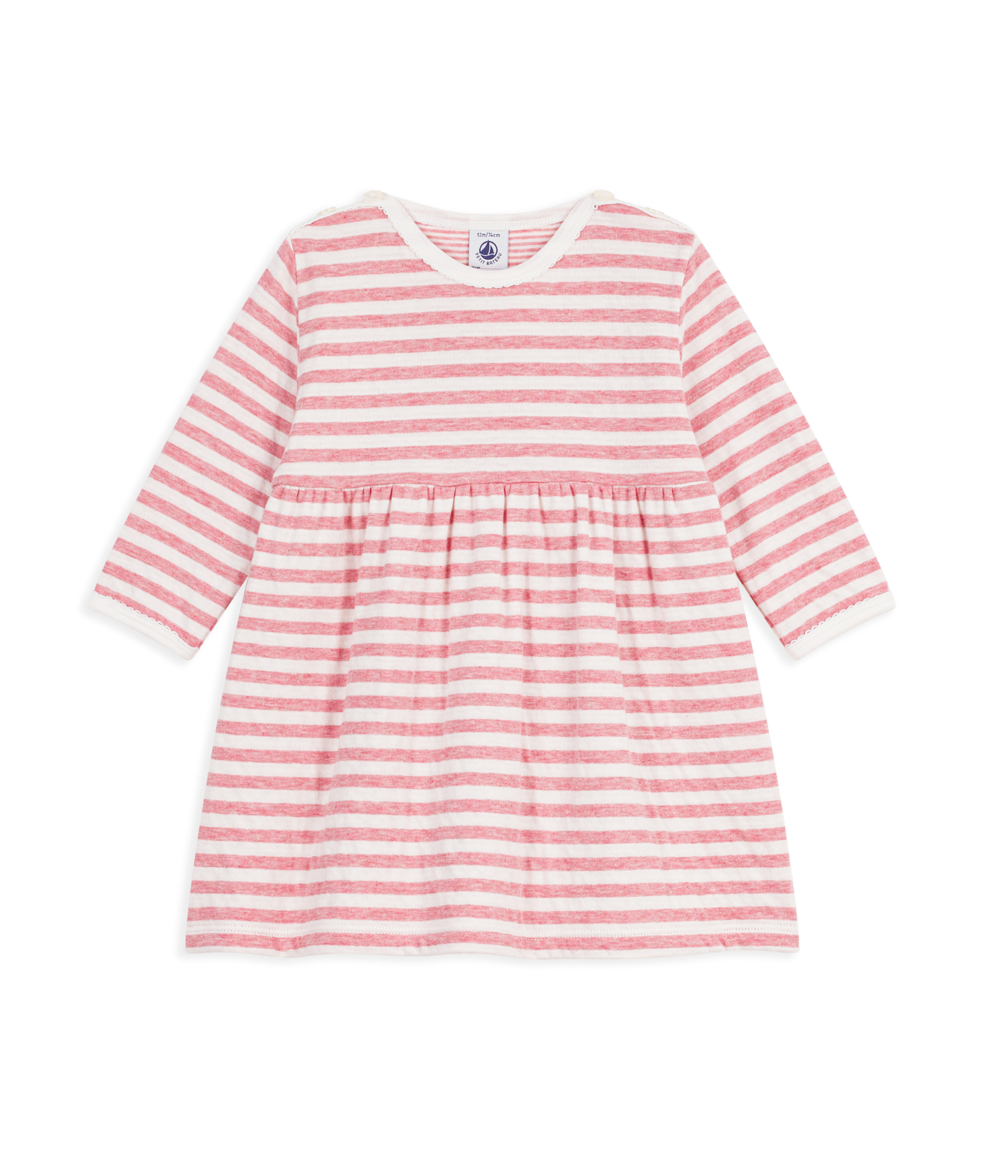 Petit Bateau - Baby Long-Sleeved Dress