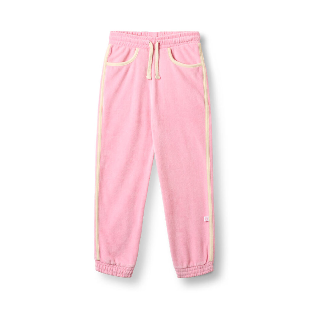 Velour Pants in Candy Floss