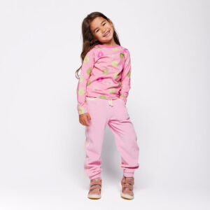 Velour Pants in Candy Floss