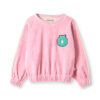 Velour Sweatshirt in Candy Floss